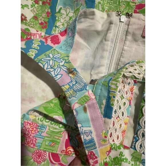 Lilly Pulitzer 4 state mind ricci shift dress states patchwork 6 - Picture 8 of 11